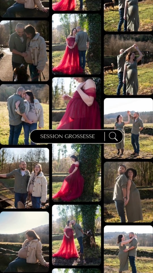 Une session comme je les aime, avec ce couple nous avons trouvé LE créneau ensoleillé malgré les semaines de grisailles de cet hiver. Et il fallait faire vite, car le jour de cette session le terme de la grossesse était de moins de 5 semaines !

Afin d'avoir un maximum de souvenirs, j'ai proposé plusieurs choses afin d'avoir 3 moods photos très différents. 

On change de tenues pour varier les looks (décontracté, en robe plus travaillée ou plus naturel), on s’amuse librement, on rigole sans retenue… et vos compagnons à 4 pattes sont invités pour compléter ce joli tableau de famille.

Pas de poses figées, juste des instants vrais en la lumière naturelle.
Résultat : des souvenirs incroyables, prêts à embellir vos murs pour toujours.
Prête à réserver votre session ? Ne tardez pas trop pour rappel un session grossesse se déroule à partir du 7ème mois !

#baby #pregnancy #grossesse #photogrossesse #besancon