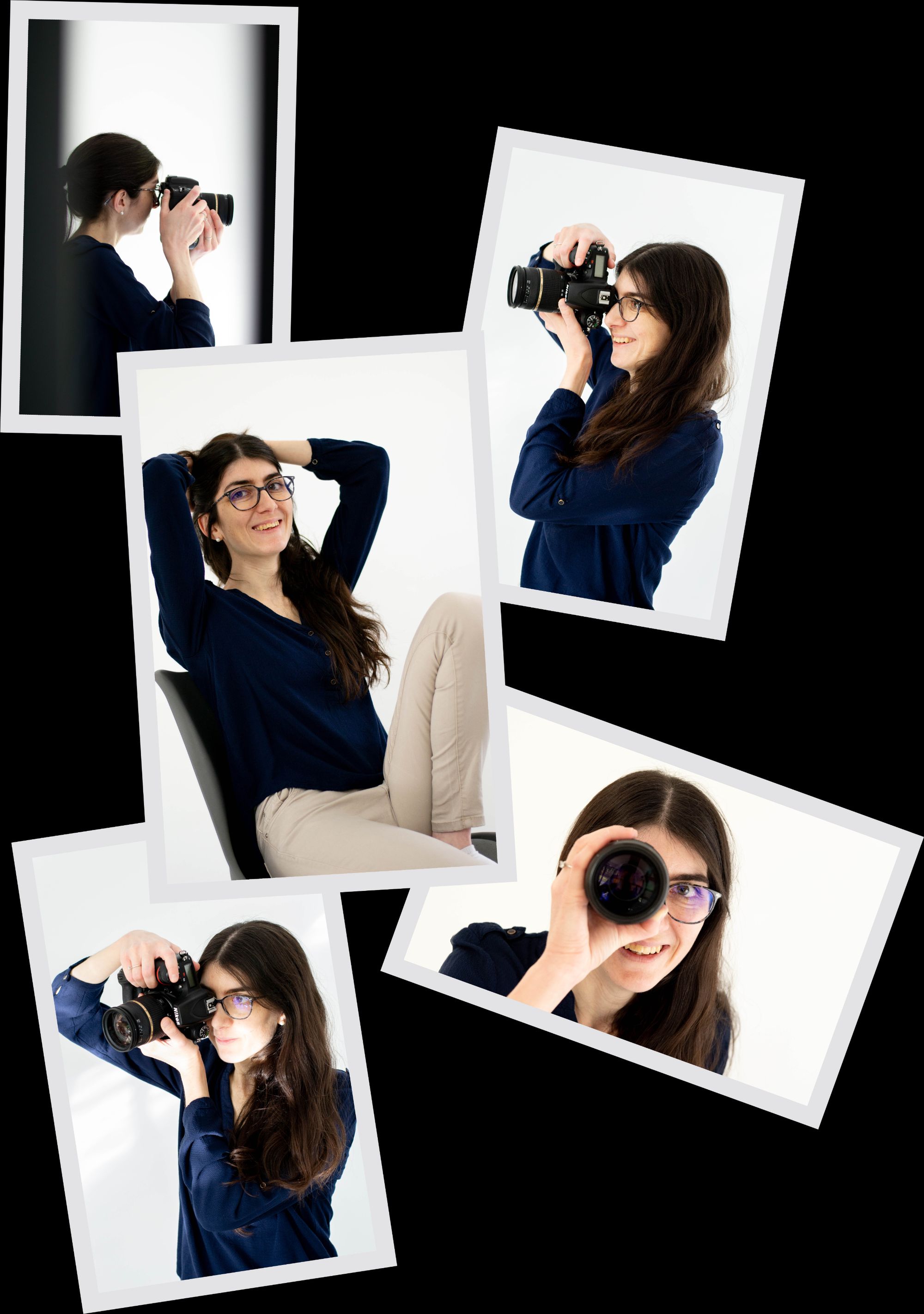 Pêle mêle de portraits rigolos et décalés de Pixel Mel, photographe professionnelle à Besançon
