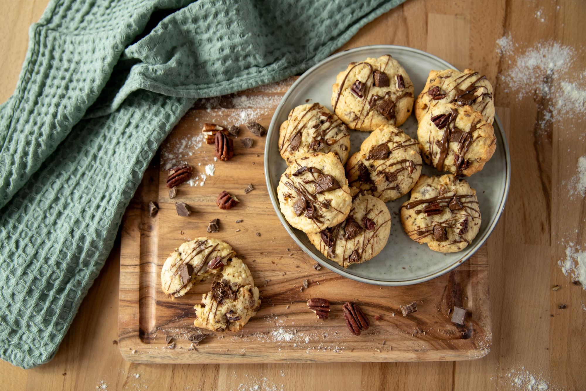 session culinaire inspiration, photo food cookies dans le doubs à Besançon
